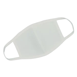 child size masks. sublimation blanks, white