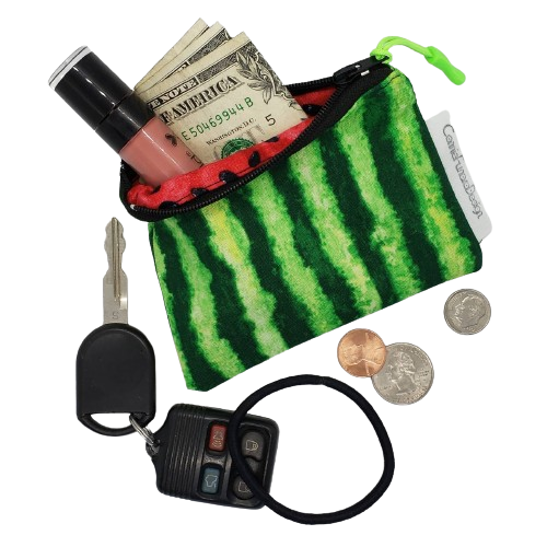 Watermelon Zip Pouch, Coin Purse