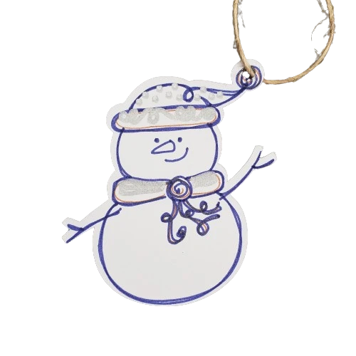 Handmade Snowman Gift Tags