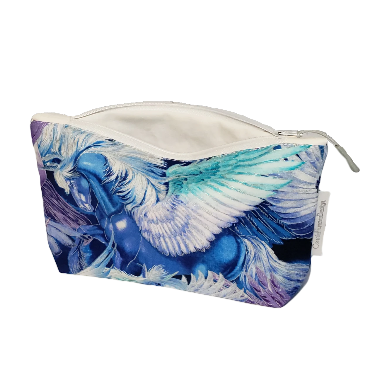 Metallic Pegasus Makeup Bag, Accessory Pouch