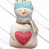 1 panel. Hearty the Snowman by Benartex. Makes 1 snowman with scarf* Instructions included on panel. *Panel and instructions only. Additional supplies will be needed to make this project, they are not included.