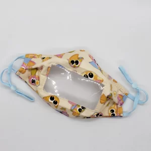 kawaii mushroom pattern anti fog window mask