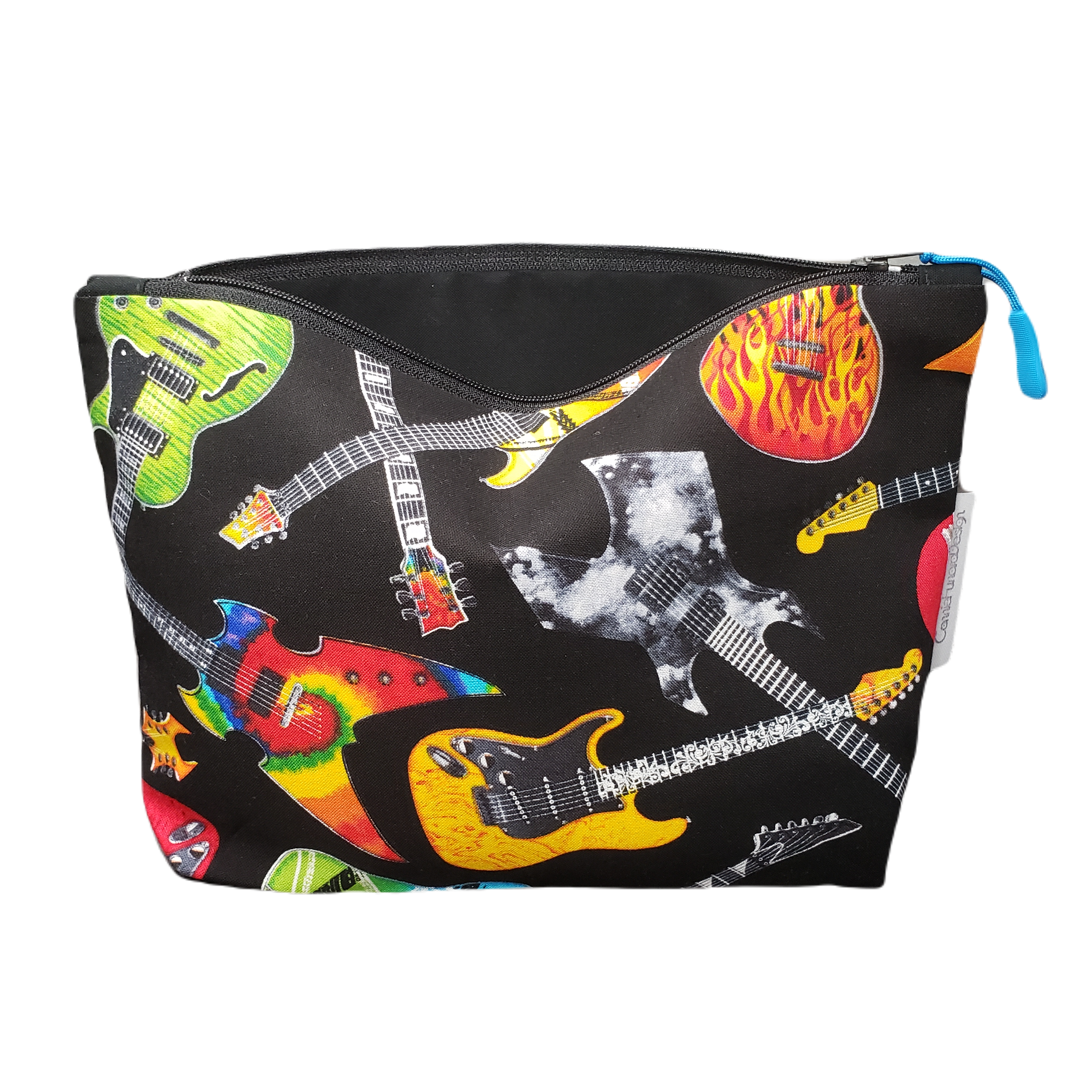 Electric Guitar Theme Gig Bag, Accessory Bag, Travel Organizer