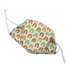 rainbow theme cotton face mask
