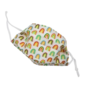 rainbow theme cotton face mask