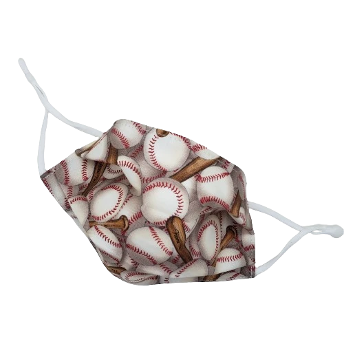 Baseball & Bats Face Mask