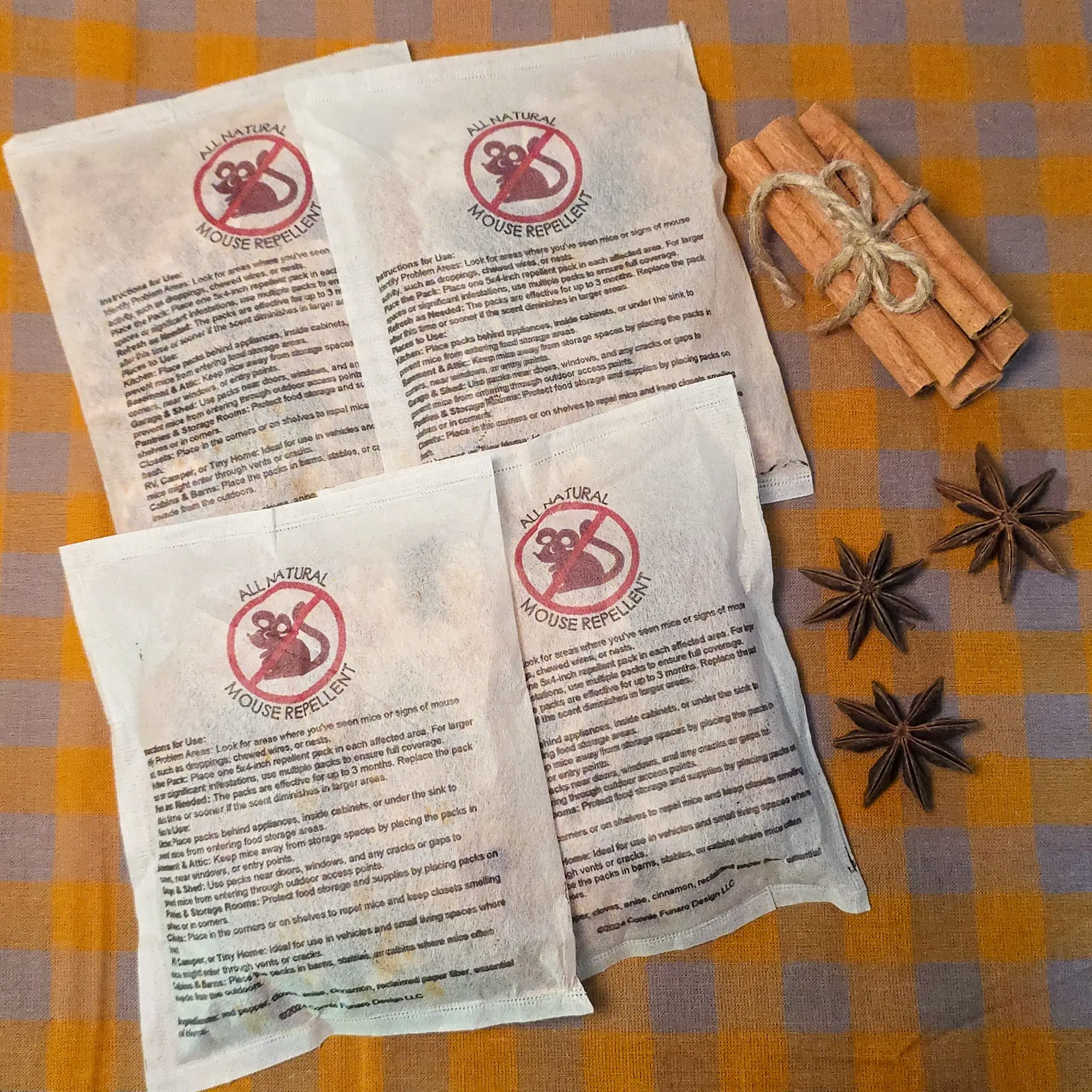 All Natural Mouse Repellent Packs